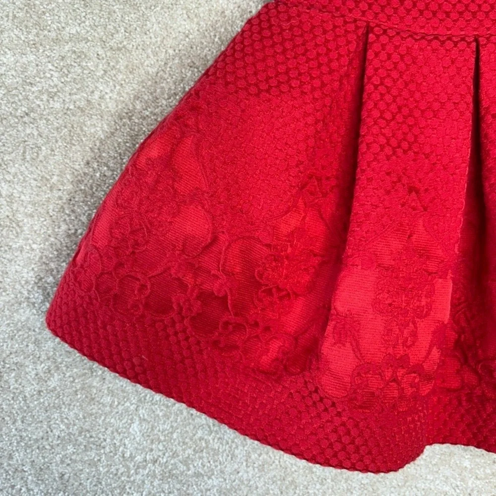 Janie‎ and Jack Red Christmas Dress Baby Size 6-12 Months 6M 12M Holiday Tulle